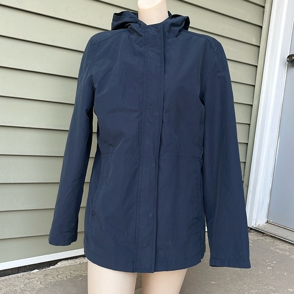 GAP Jackets & Blazers - Like new Gap navy blue full zip hooded jacket